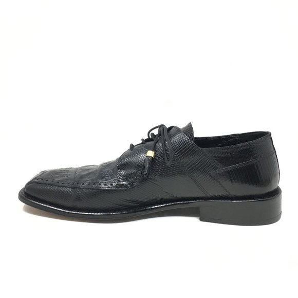 David Eden Oxfords Shoes Size 9 Black Croc Liz main image 6